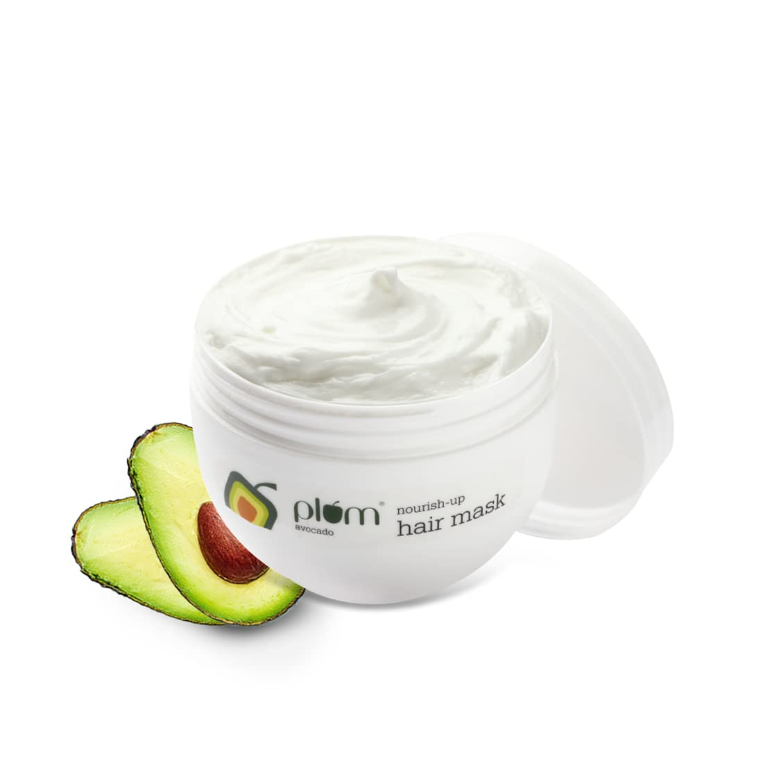 Plum Avocado Nourishing Hair Mask For Frizz-Free Hair | Avocado Oil Argan Oil Shea Butter | Hair Spa Treatment For Smooth Hair | 100 Vegan | 250 gram