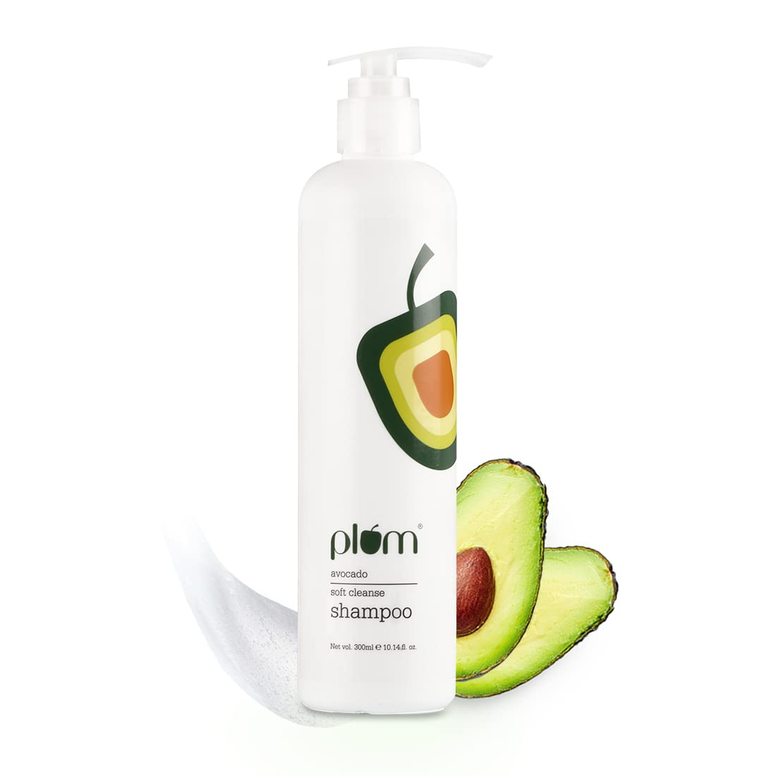 Plum Avocado Soft Cleanse Shampoo | For Frizz-Free Hair | Contains Argan Oil, Shea Butter & Vitamin B5 | Repairs Damage & Smoothens Hair | Free From Sulphate & Silicone