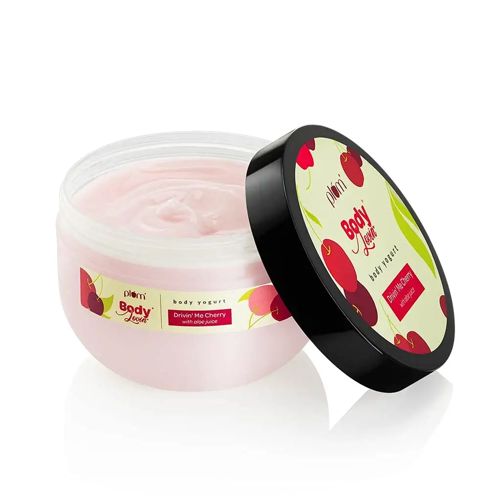 Plum BodyLovin' Drivin’ Me Cherry Body Yogurt | Lightweight Hydration | Instant Cooling | Aloe-infused | Fruity | All skin types | 100% Vegan