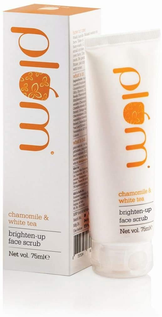 Plum Chamomile & White Tea Brighten-Up Face Scrub-75ml