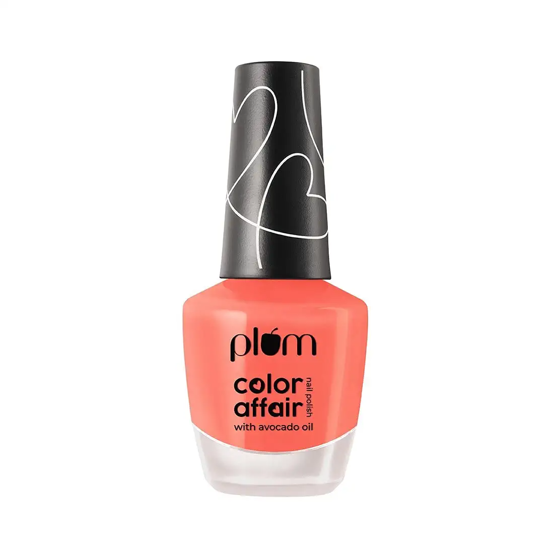 Plum Color Affair Nail Polish | 7-Free Formula | High Shine & Plump Finish | 100% Vegan & Cruelty Free Nailpaint | Inner Peach - 136 | 11 ml
