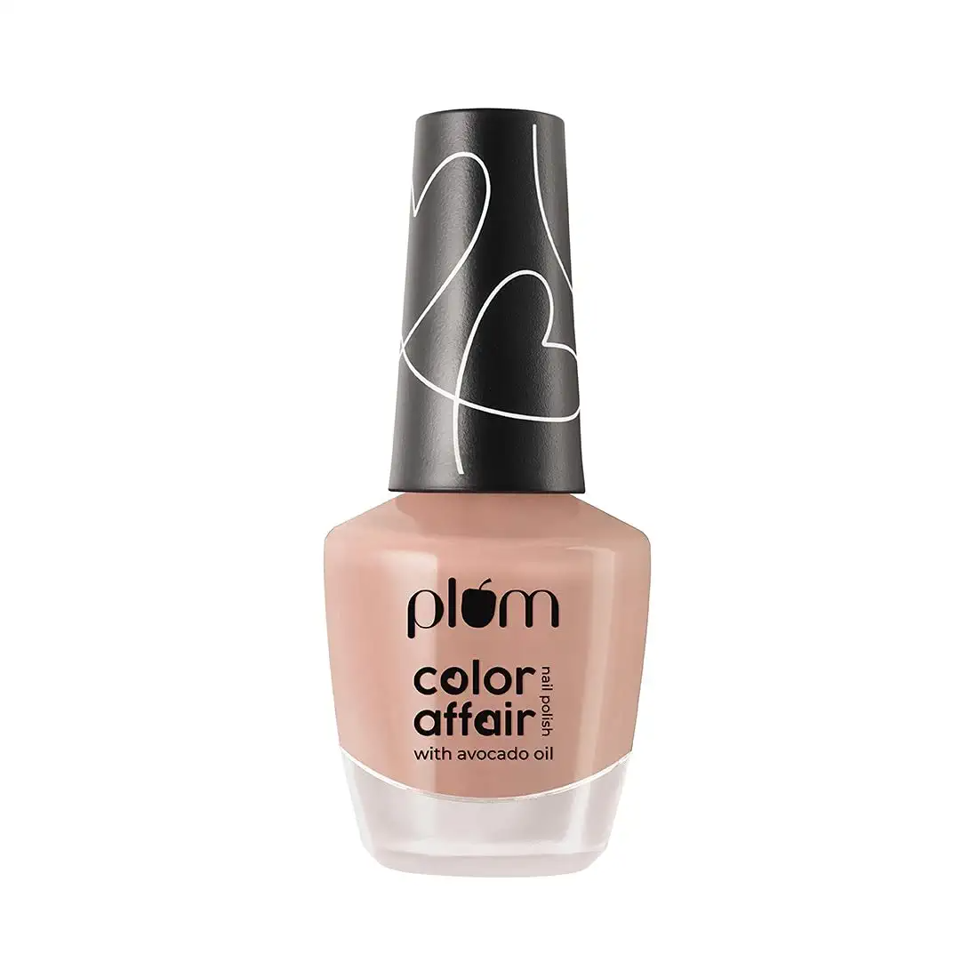 Plum Color Affair Nail Polish | 7-Free Formula | High Shine & Plump Finish | 100% Vegan & Cruelty Free Nailpaint | Peaches n’ Cream - 131 | 11 ml