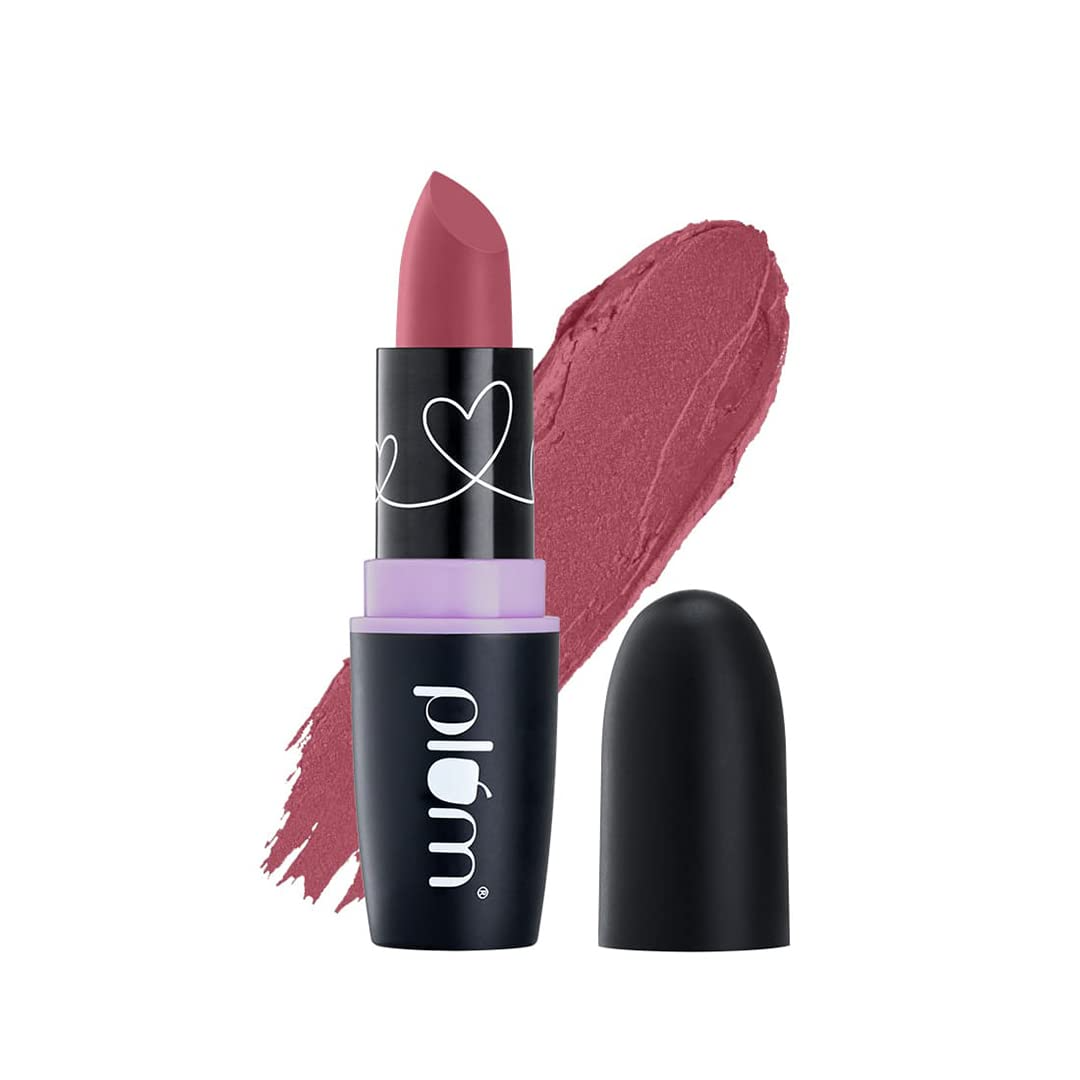 Plum Matterific Lipsticks 123 - Gimme Mauve | Highly Pigmented | Nourishing & Non-Drying | 100% Vegan & Cruelty Free