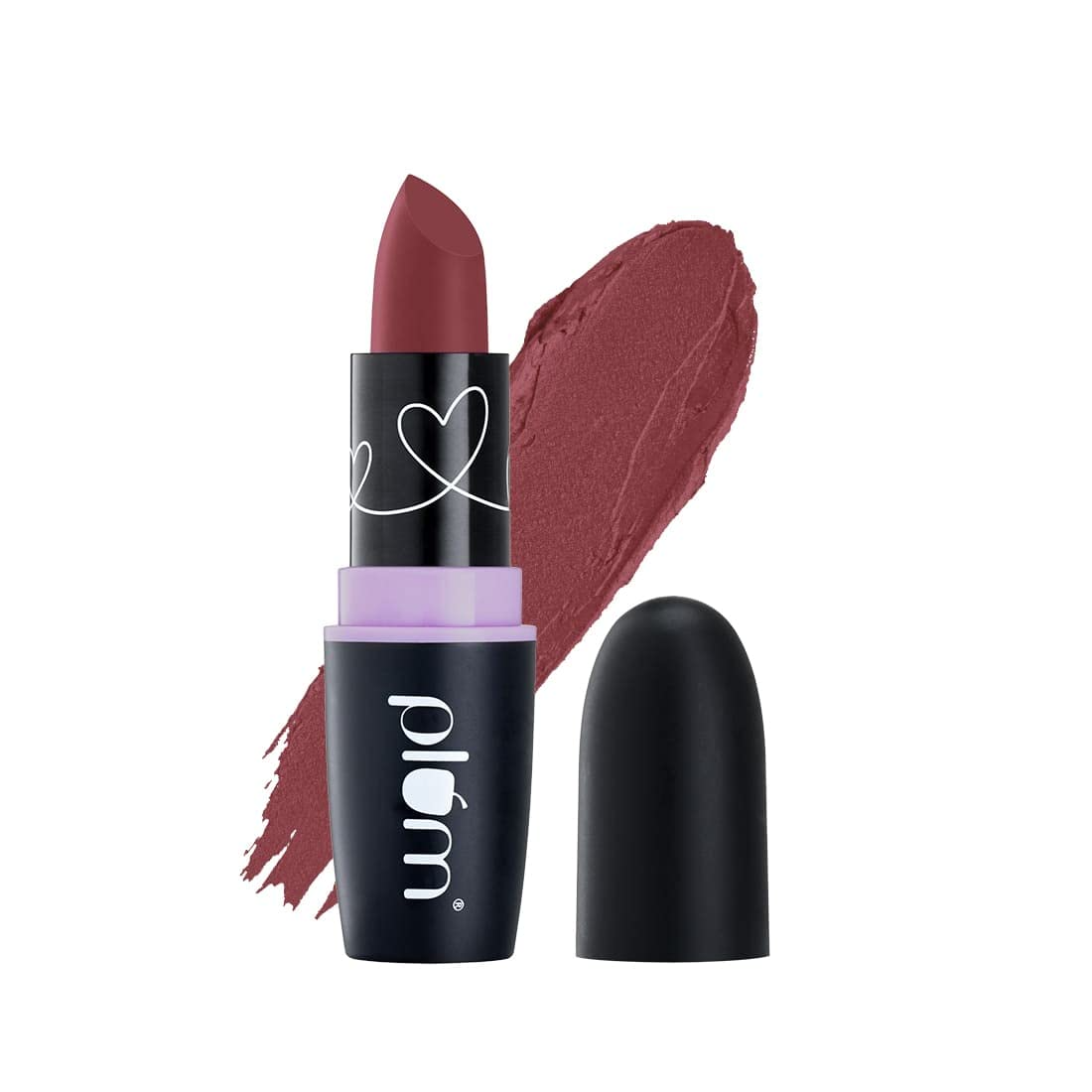 Plum Matterific Lipsticks 134 - Make a Mauve | Highly Pigmented | Nourishing & Non-Drying | 100% Vegan & Cruelty Free