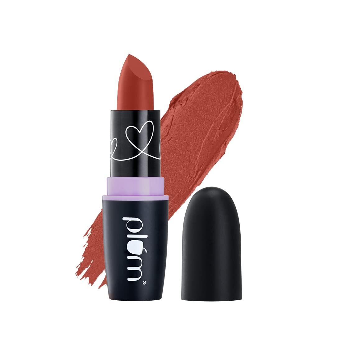 Plum Matterific Lipsticks 124 - Pluse Hour | Highly Pigmented | Nourishing & Non-Drying | 100% Vegan & Cruelty Free