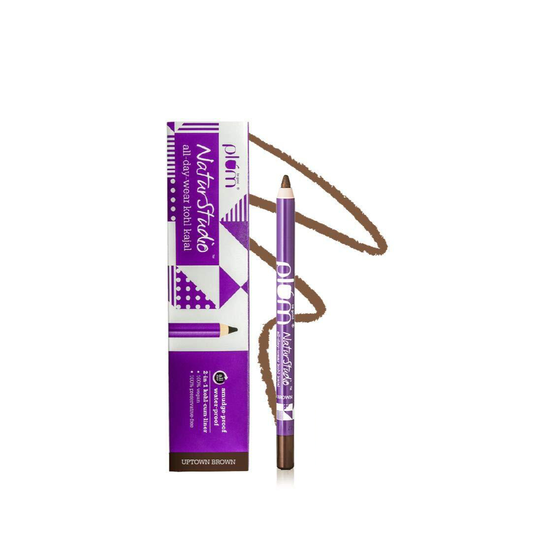 Plum NaturStudio All-Day-Wear Kohl Kajal Uptown - Brown (FSUB)