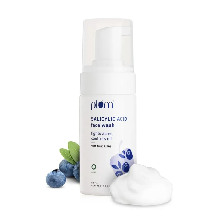 Plum Salicylic Acid Foaming Face Wash, 110ml
