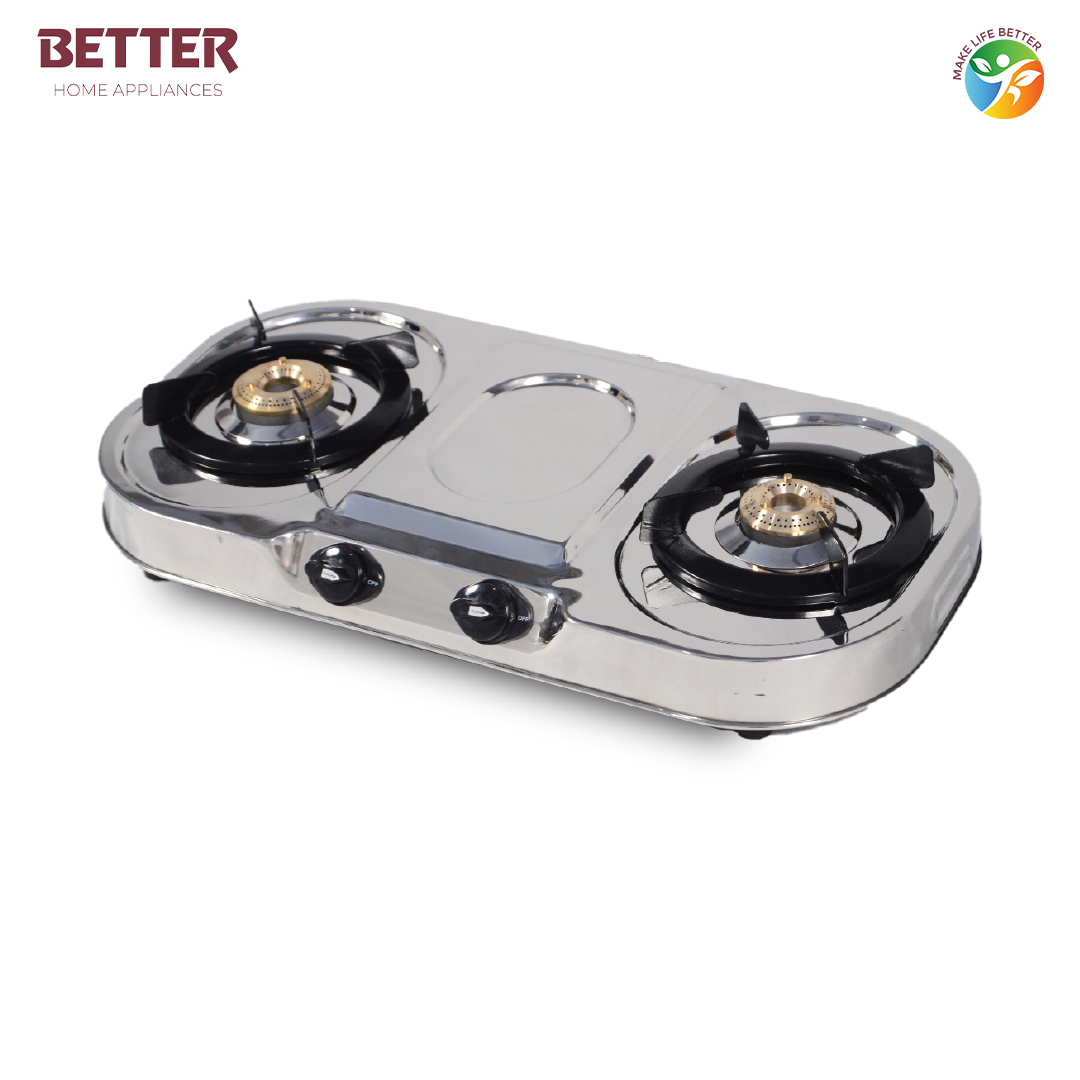 Better Plus 2 LPG Gas Stove Brass Burner