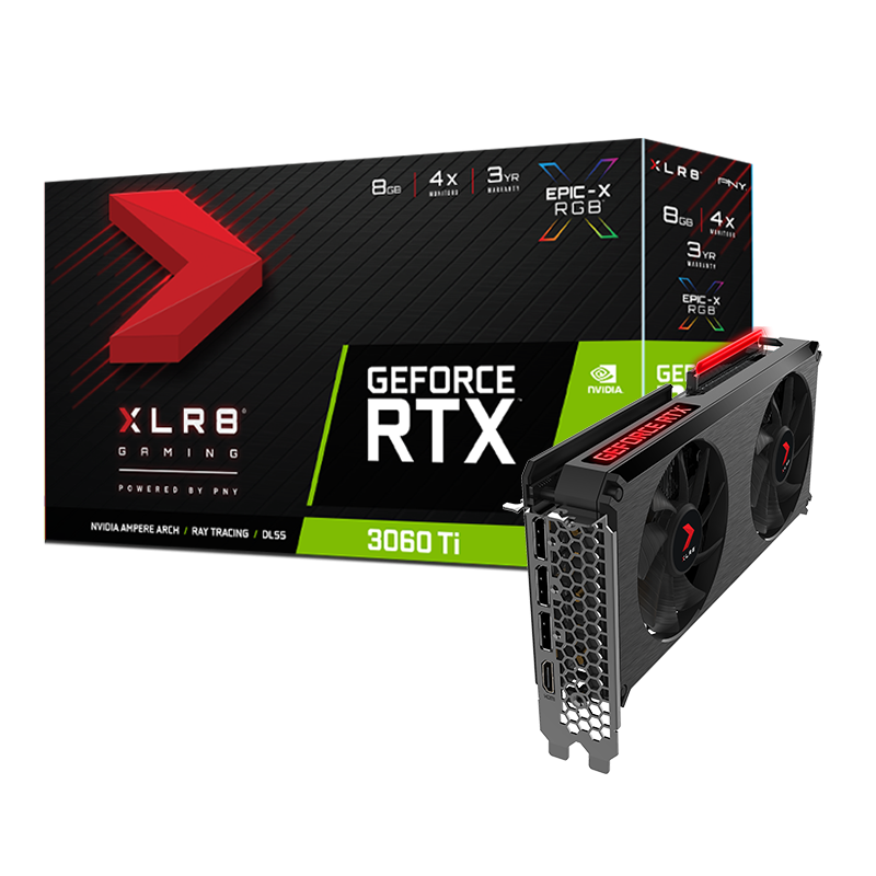 VGA CARD PNY 8GB RTX 3060Ti XLR8 DF RGB Graphics Card