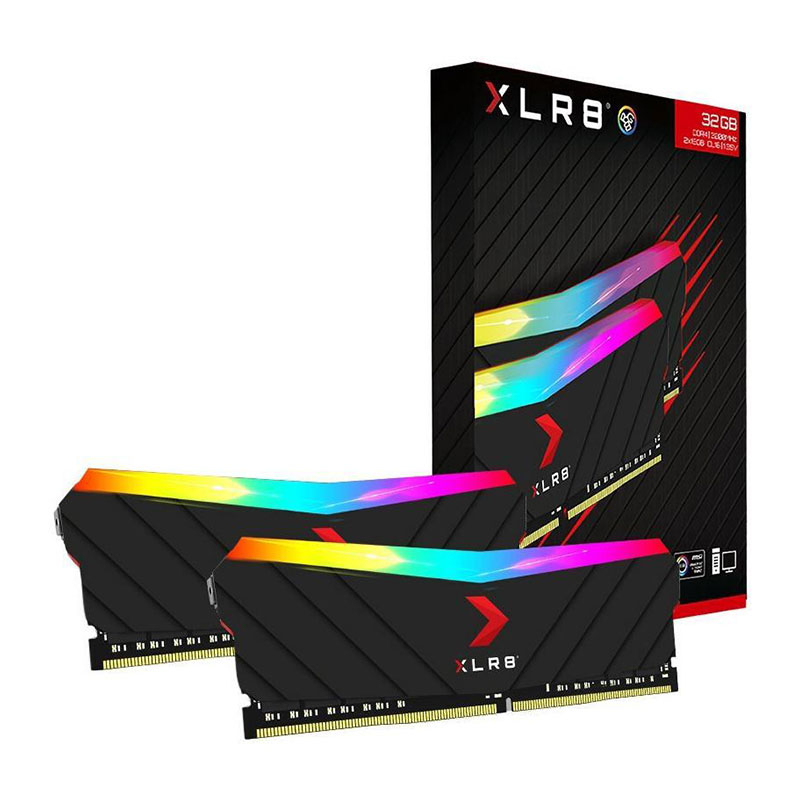 RAM PNY 16GB XLR8 DDR4 3200 DESKTOP RGB 
