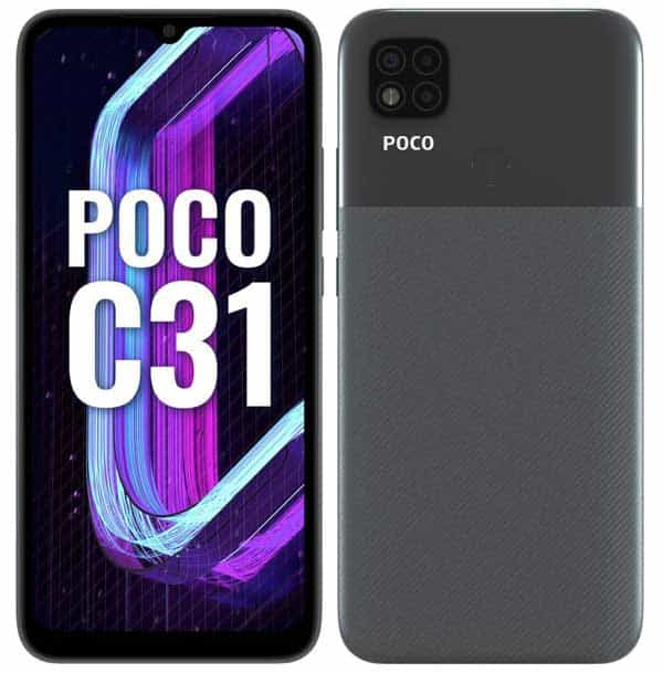 Poco C31 4GB RAM 64GB Storage Mobile (Shadow Gray)