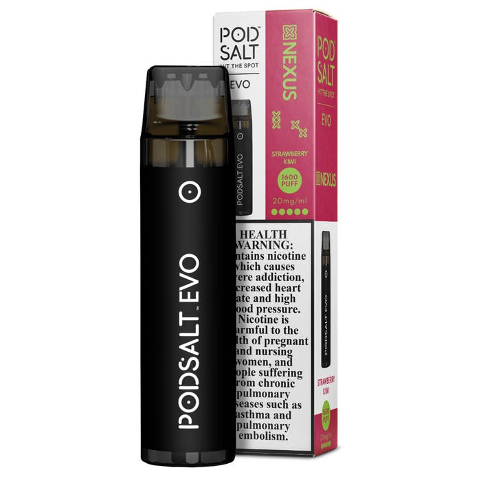 Pod Salt Evo Device Strawberry Kiwi 20 Mg /ml-1600 Puffs