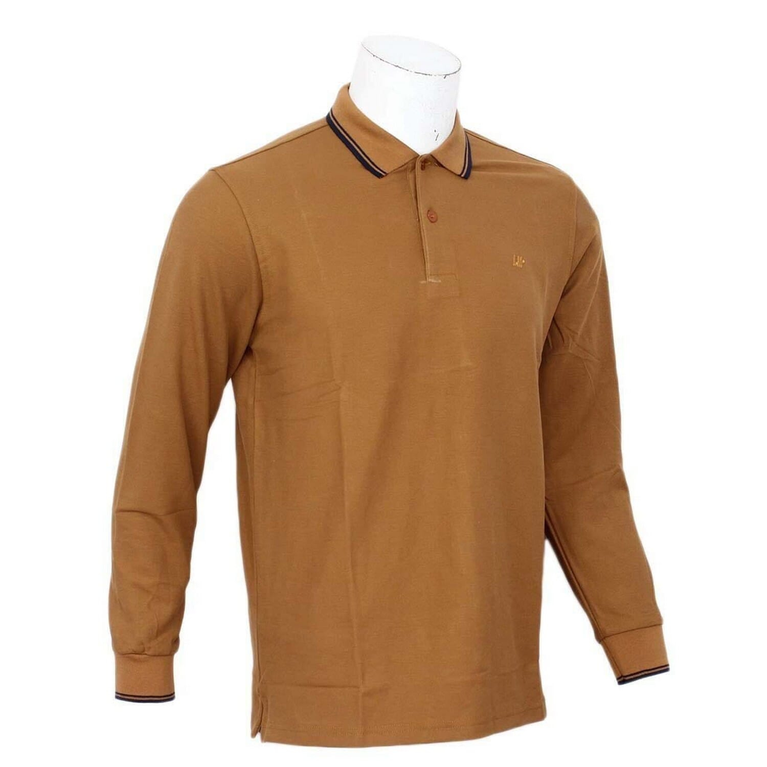 Kilometer Polo neck Full T Shirt For Men (P1011) Khaki 3XL