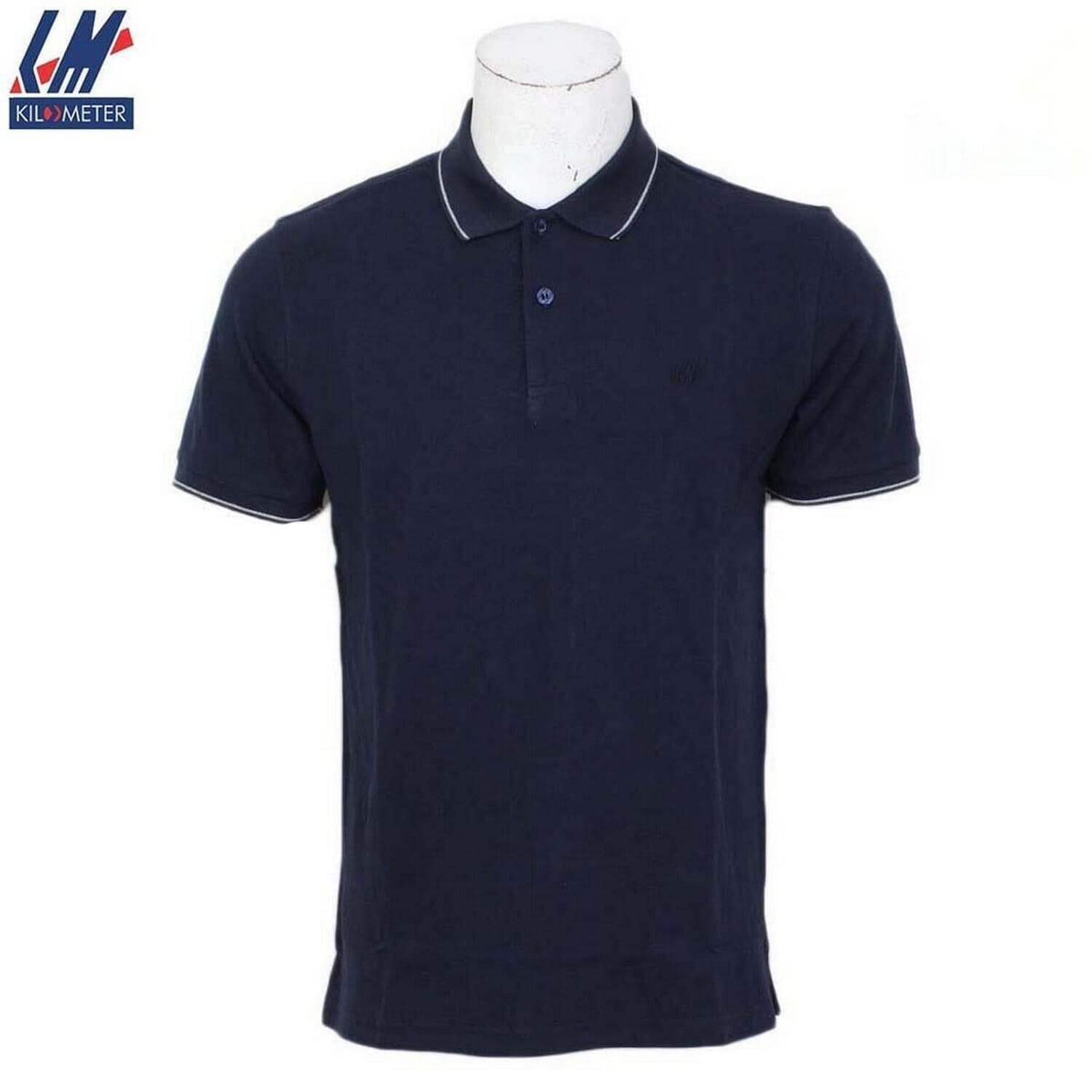 Kilometer Polo neck Half T Shirt P1012 Navy 2XL