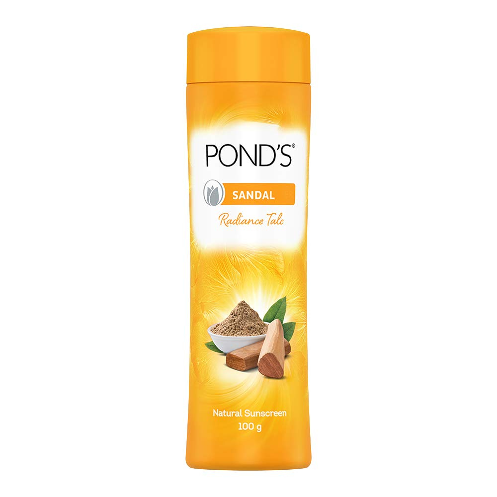 Pond's Sandal Radiance Talc, Pack of 100gm powder