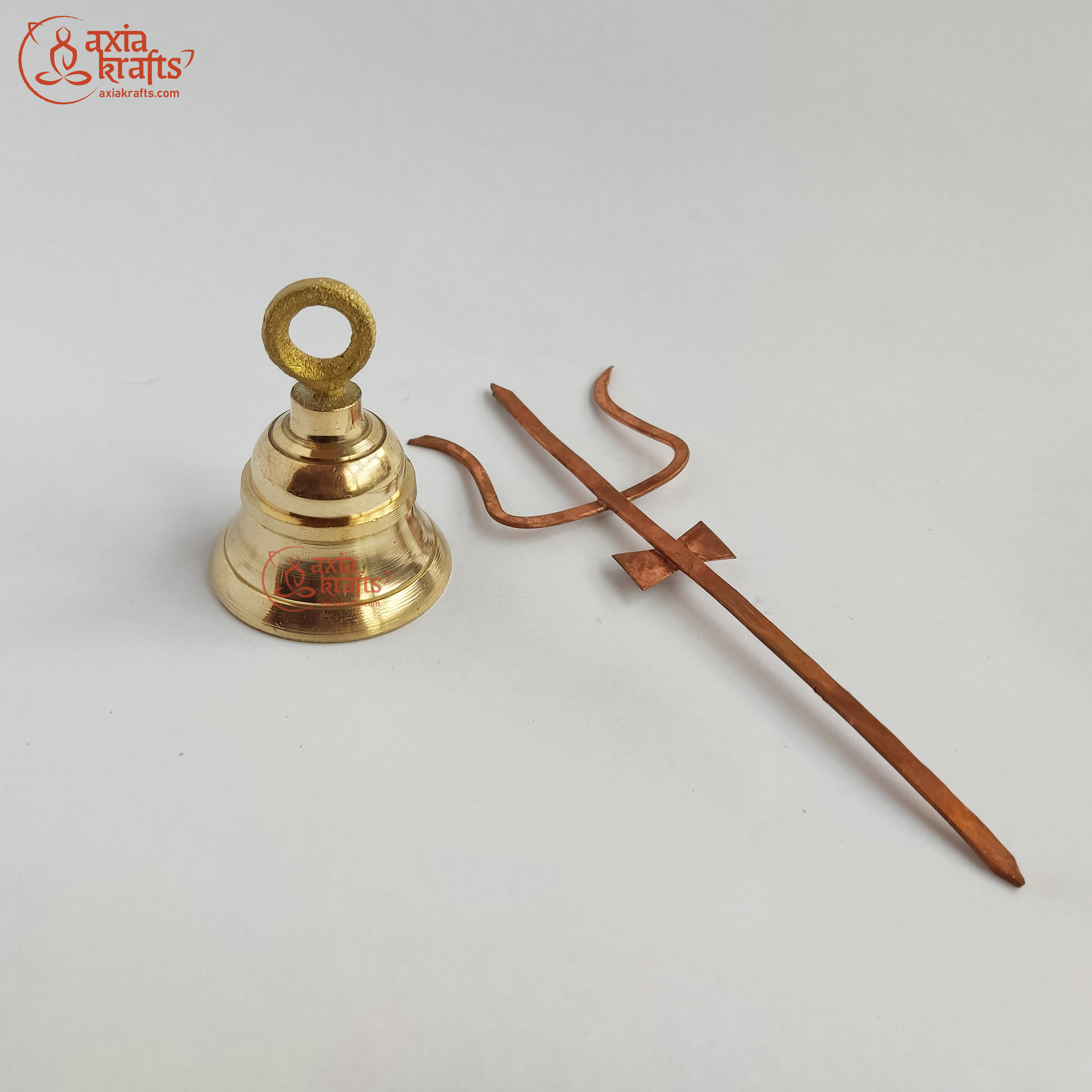 Axia Krafts Pooja Bell With Trishul