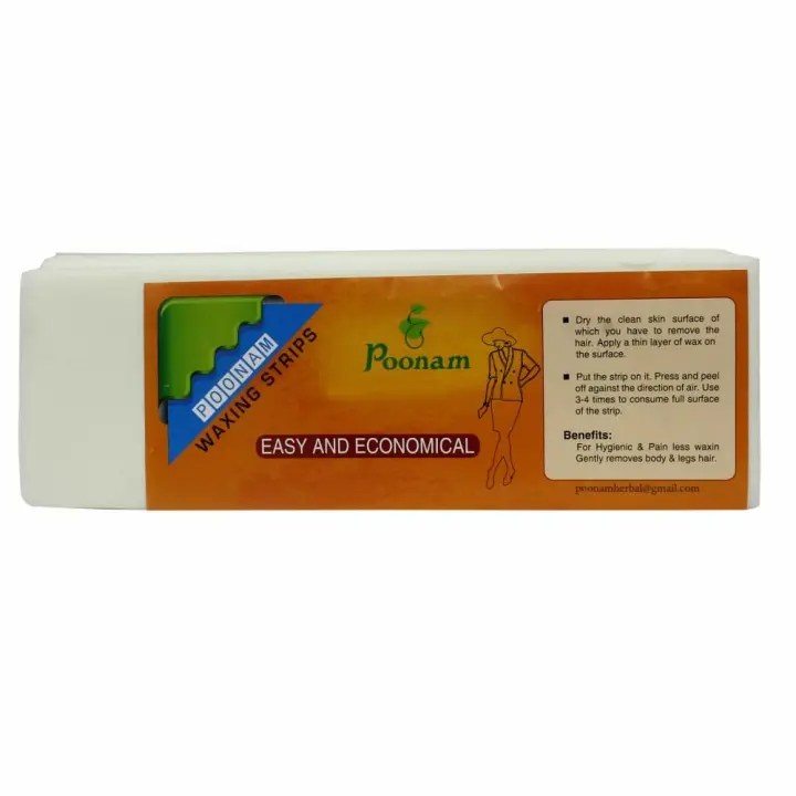 Poonam Waxing Strip For Hair Removal (Big) - 85 Pcs