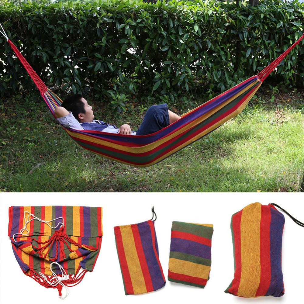 Laughing Buddha - Portable Canvas Hammock Double