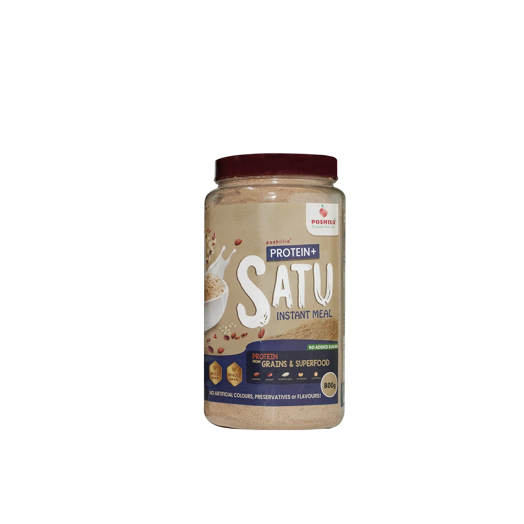 Poshilo Protein+ Instant Meal Satu 800Gm