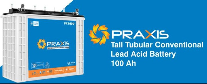 Praxis Tubular Battery - 100ah