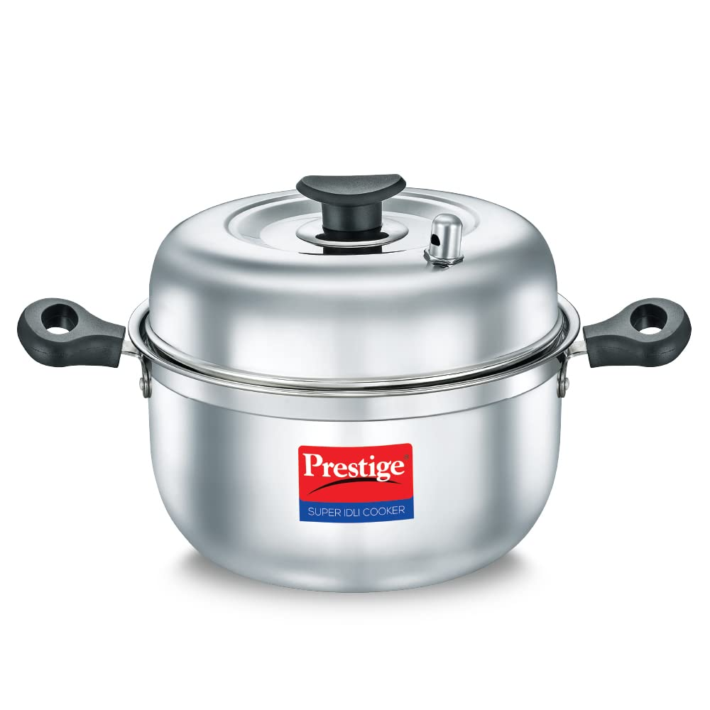 Prestige 36136 Stainless Steel Super idli Cooker - 4 Plates