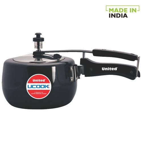 United Pranzo Pressure Cooker Hard Anodized Induction Base (Elite)-3 ltr