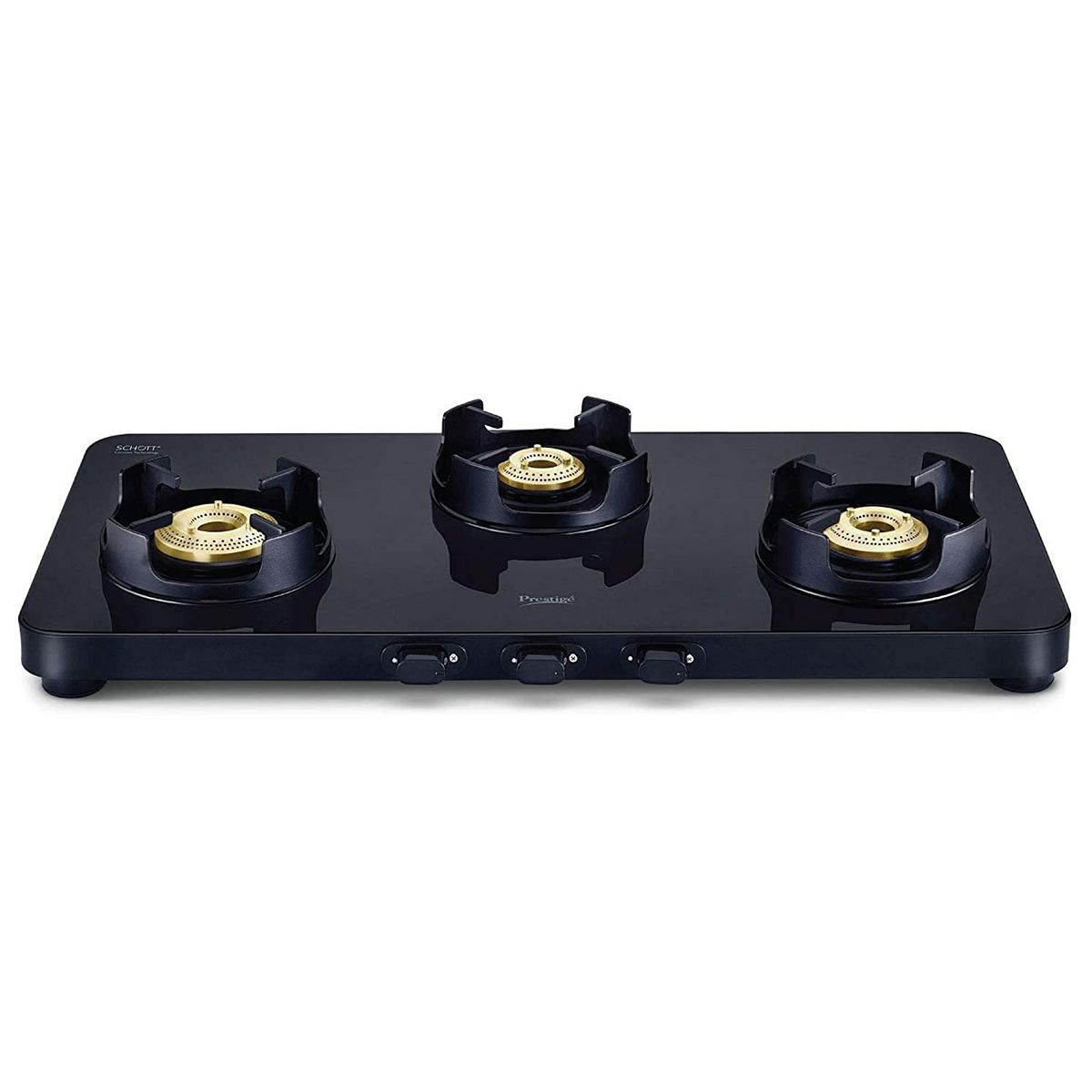 Prestige Gas Stove 40186 PEBS 03 - Edge 3 Burner Gas Stove Black