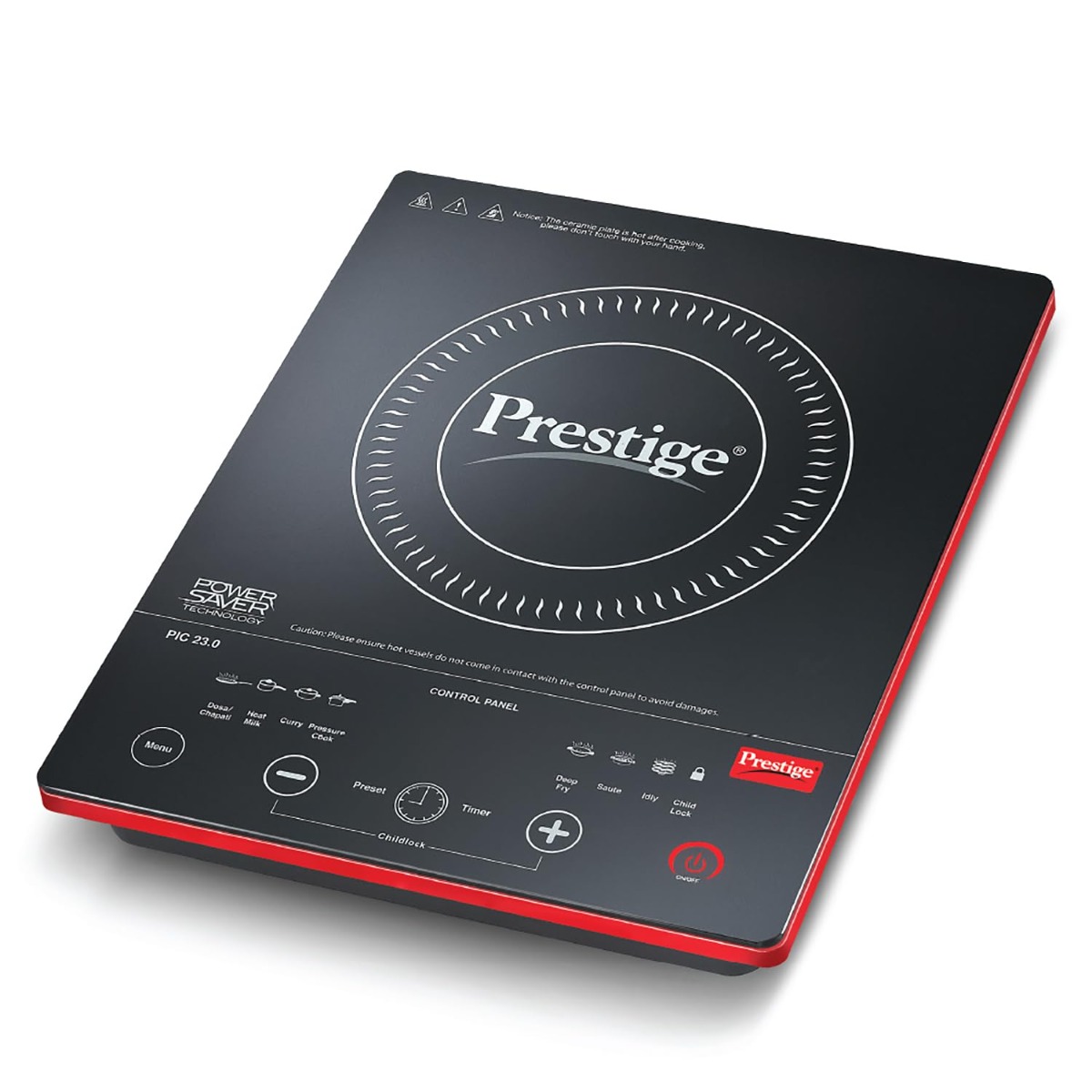 Prestige 41951 Induction Cooktop PIC 23 1900WT Induction with Automatic Voltage Controller