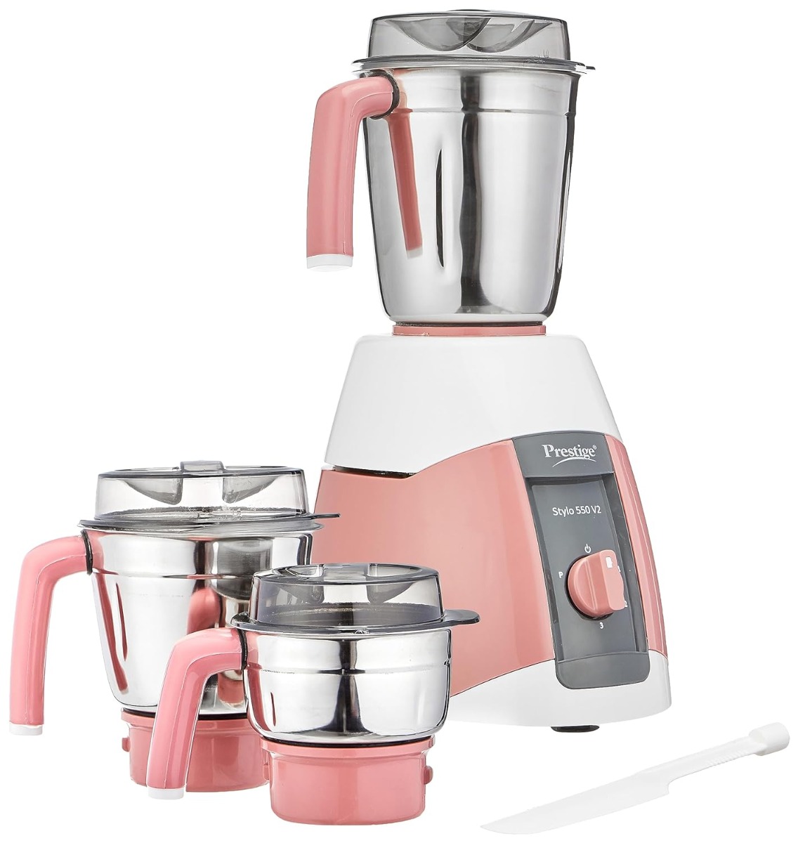 Prestige 42503 - Stylo 550 V2 3 Jar Mixer Grinder 550 WT