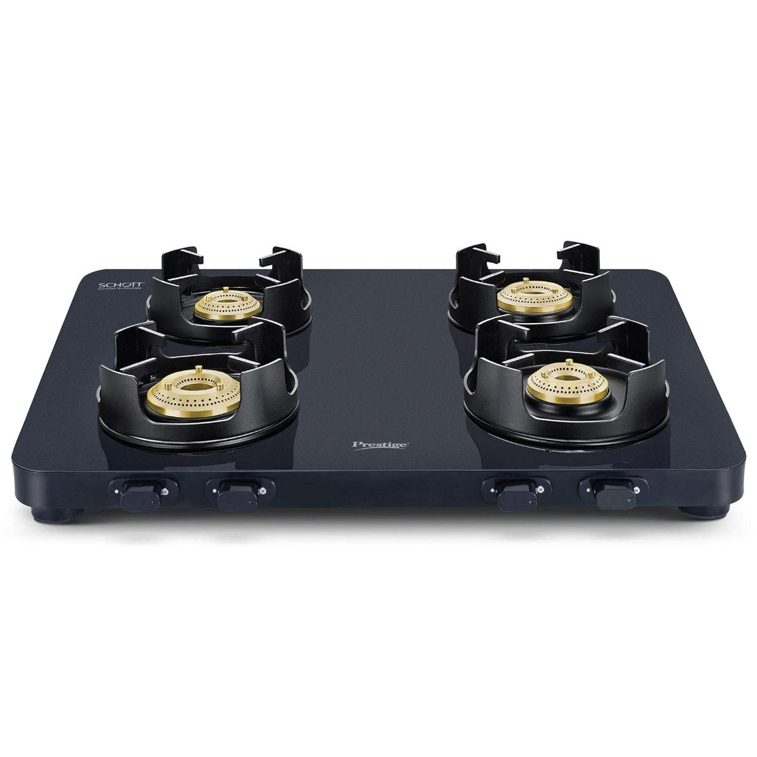 Prestige Gas Stove 40288 PEBS 04 - Edge 4 Burner Gas Stove Black