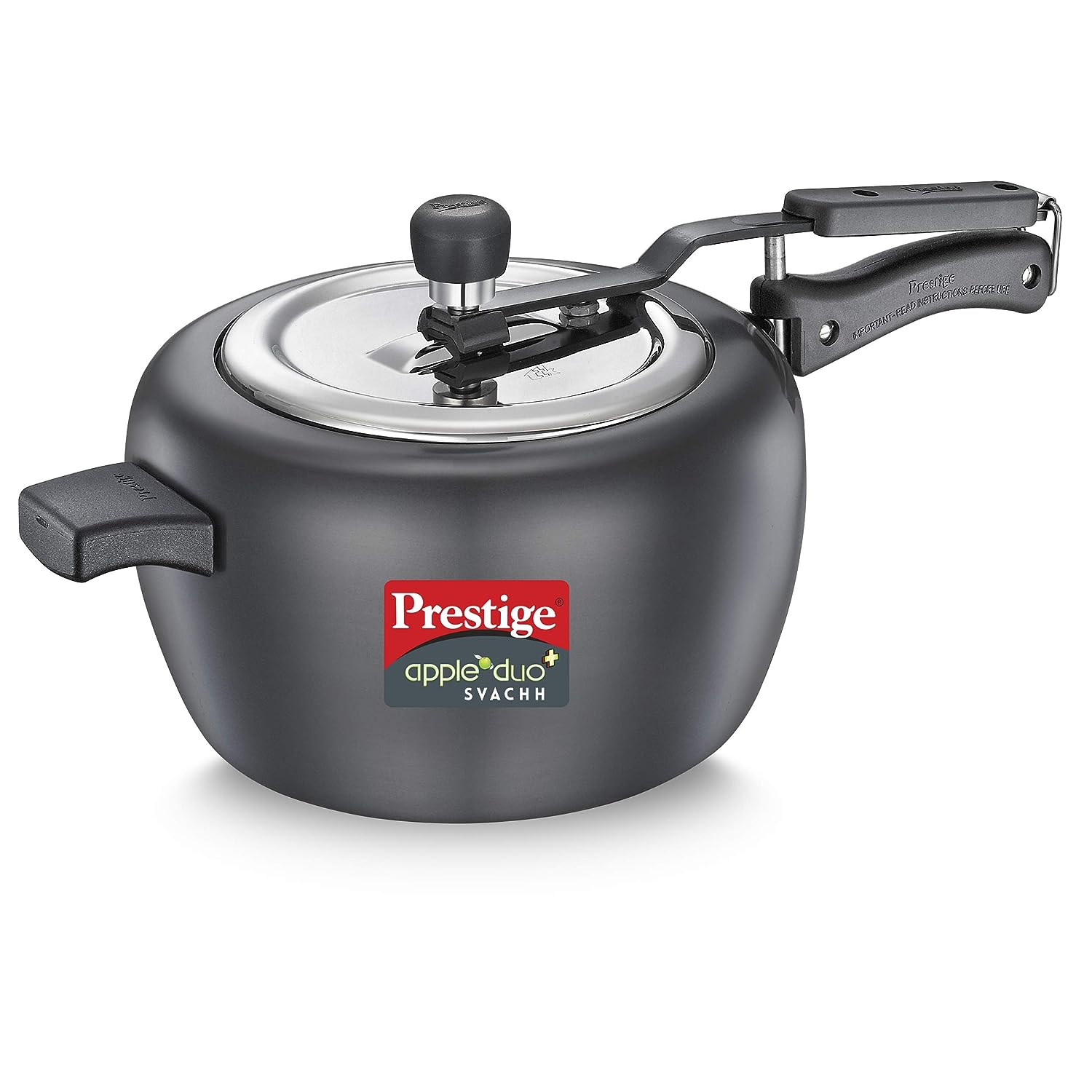 Prestige 5L HA Duo IB Pressure Cooker with SS Lid - 20264 Apple Svachh Duo HA Pressure Cooker 5 LTRS