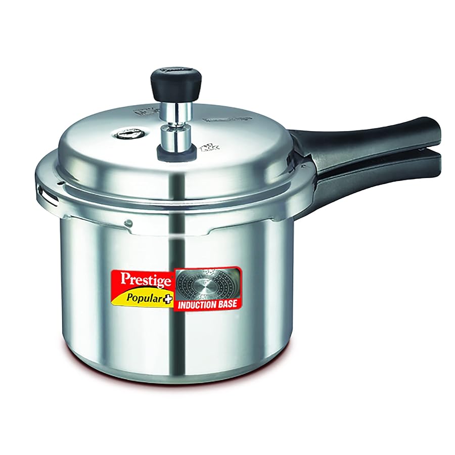 Prestige 10201 - 3 LTR Popular Pressure Cooker Outer Lid with IB