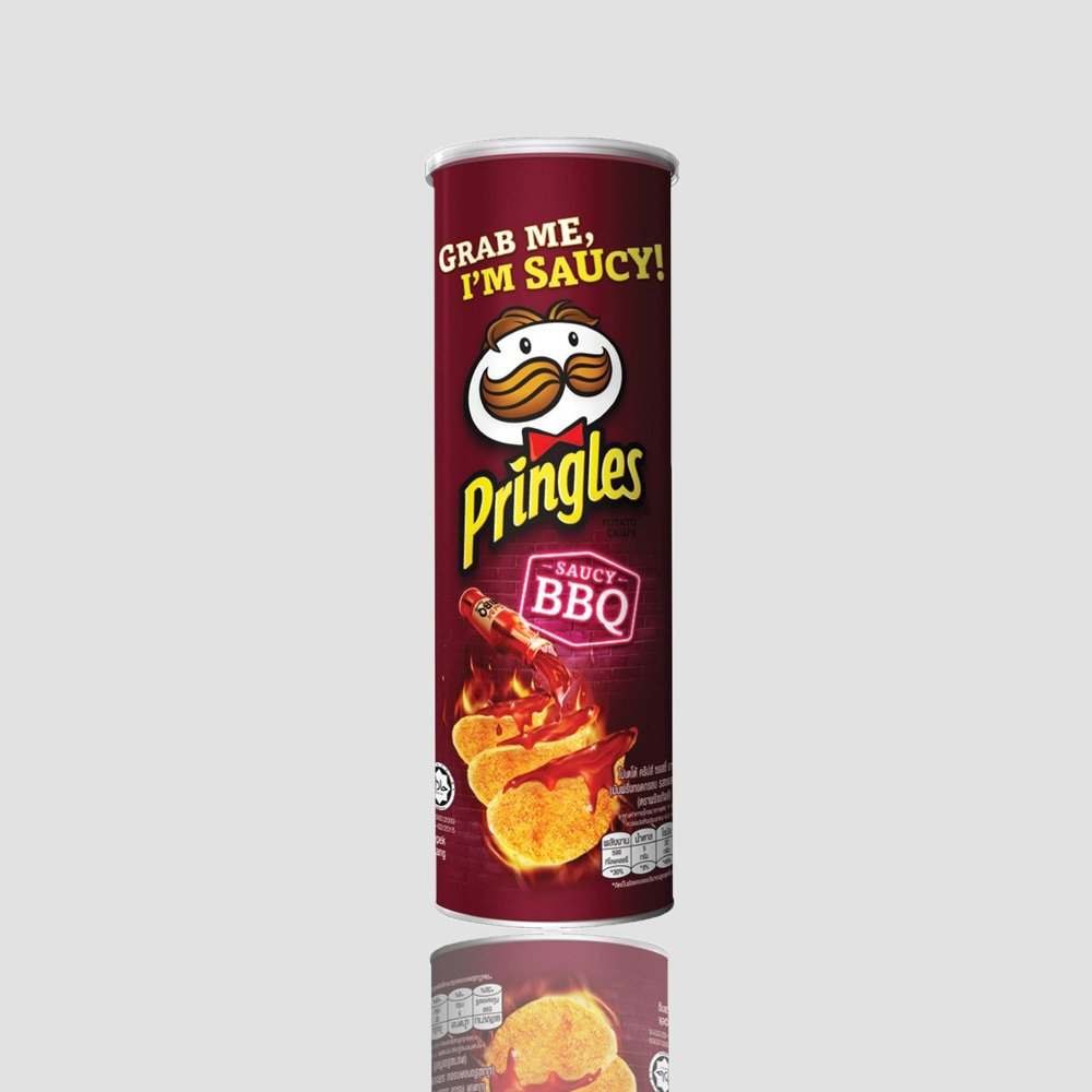 Pringles Saucy Bbq 107gm