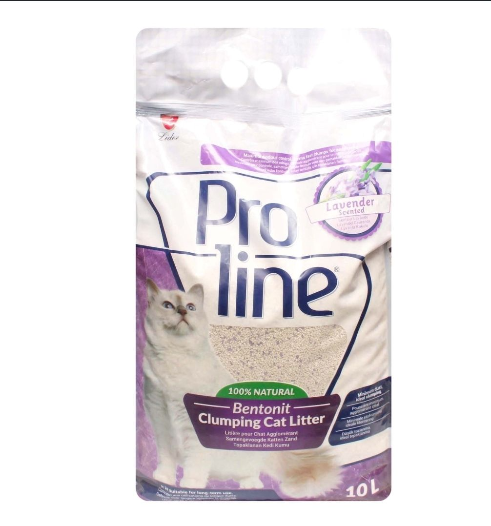 Pro Line - Clumping Cat Litter (Lavender Scent ) -10L