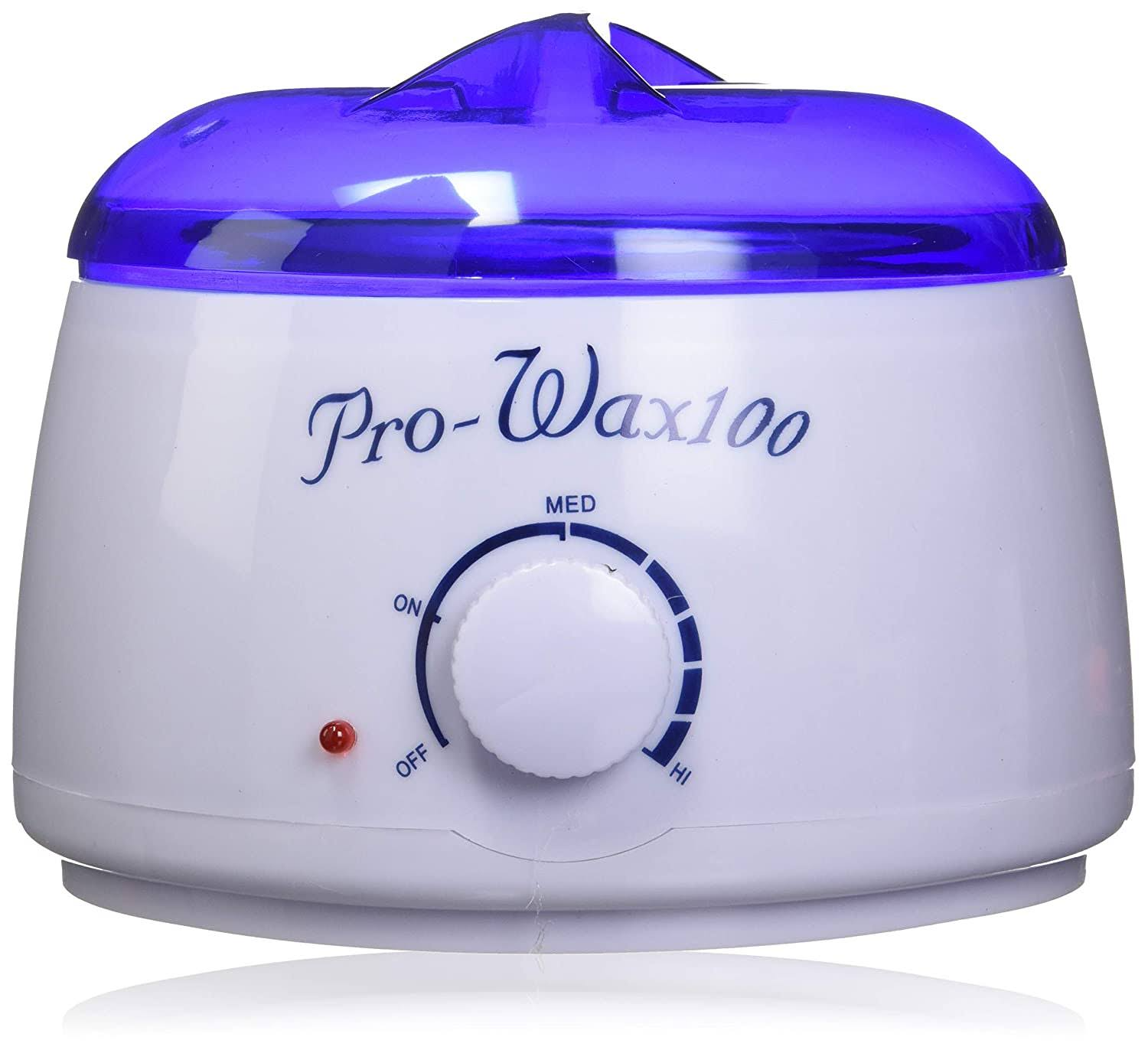 Laughing Buddha - PRO-WAX 100 Hot Wax Heater/Warmer Salon Spa Beauty Equipment for Hard Strip Waxing 400ML, White