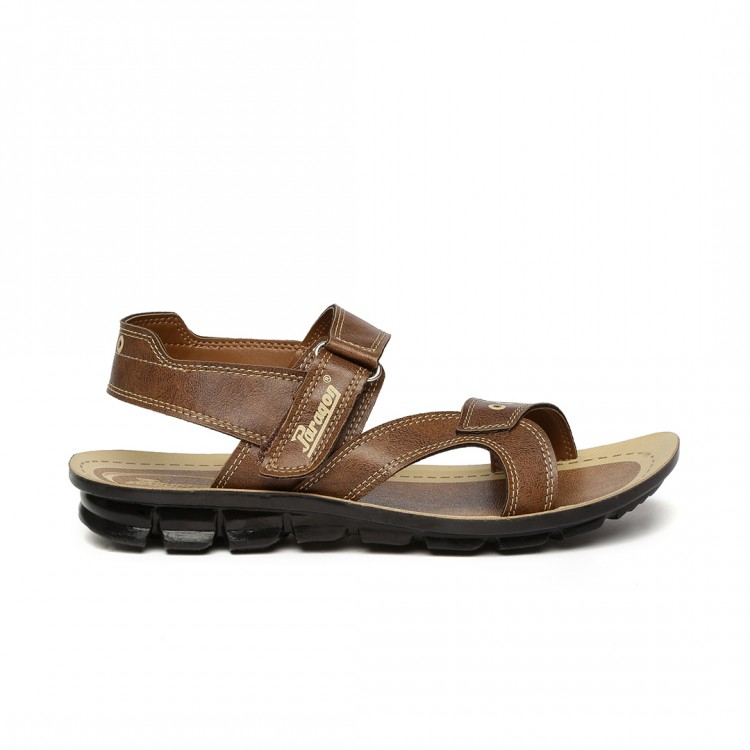 Paragon Mustard Slickers Slippers For Men-8895