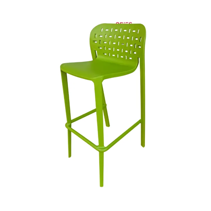 Supreme Designer Pub Plastic Chair (M. Green)