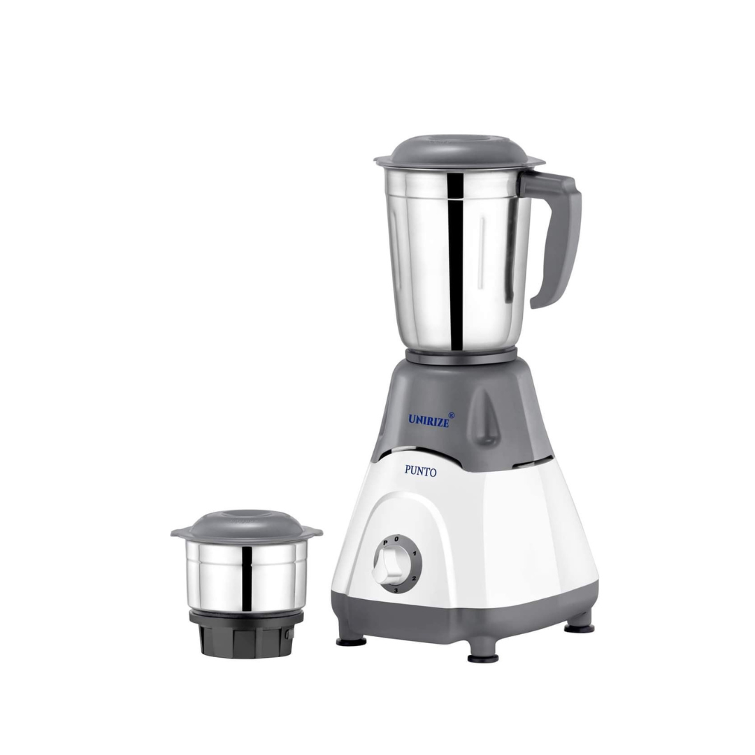Unirize Punto Mixer Grinder Blender | 500 Watt | 2 Jar
