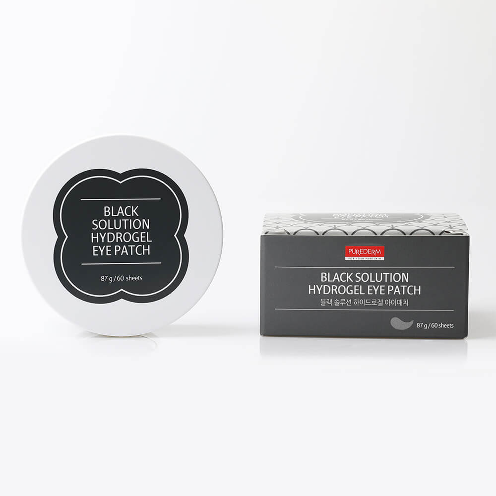 Purederm Black Solution Hydrogel Eye Patch 60 Sheets