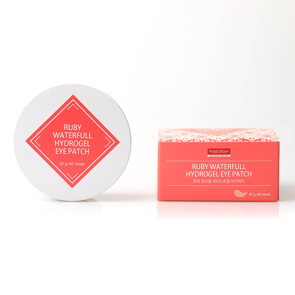Purederm Ruby Waterfull Hydrogel Eye Patch 60 Sheets