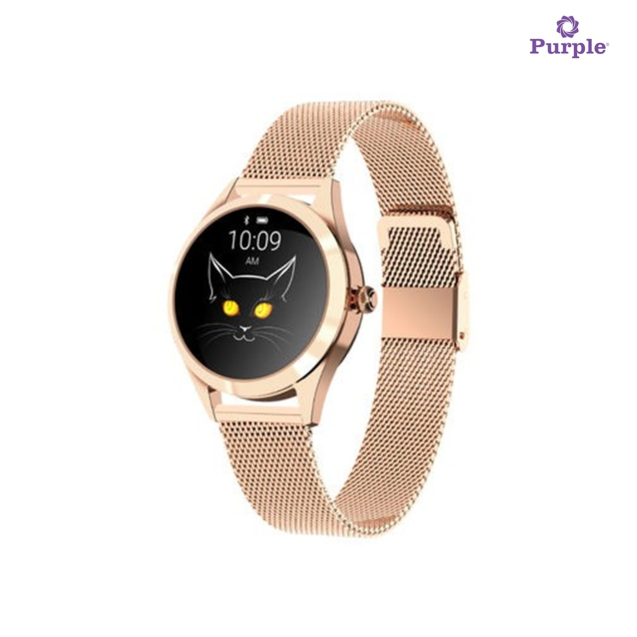 Purple Smart Watch KW10C
