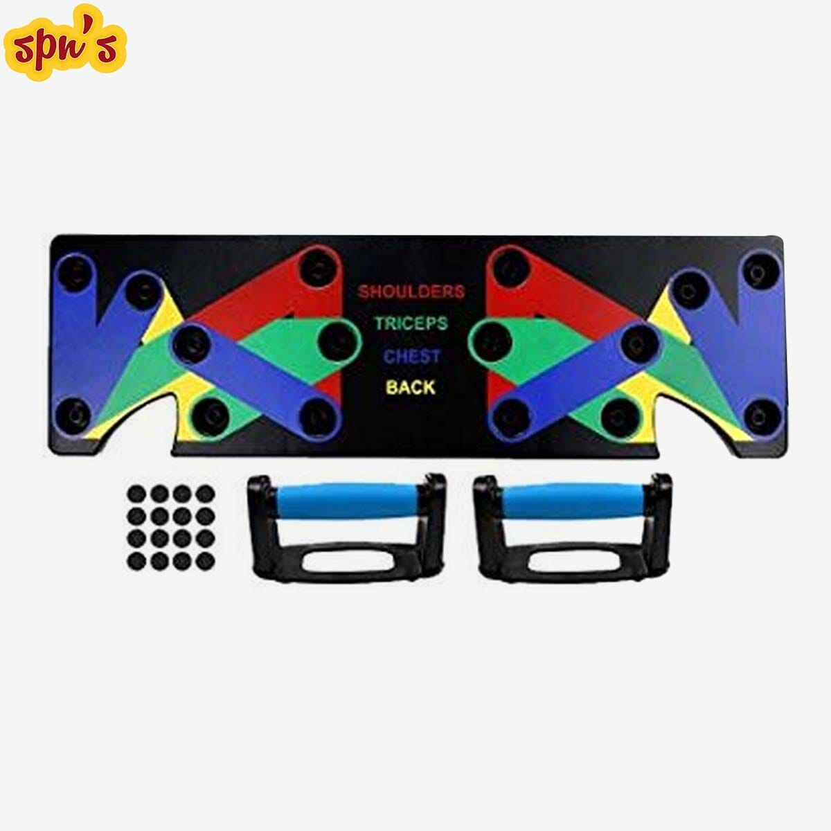 Push Up Board 9 in 1 Push Up Bars Stand Board with Strong Grip Handle for Chest Press, Gym & Home Exercise, Strength Training, Dips/Push Up Stand for Men & Women