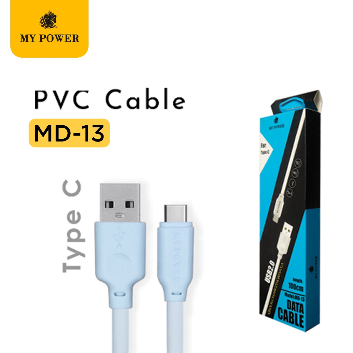 My Power Data Cable PVC Type C MD 13
