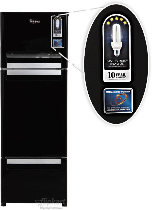Whirlpool Fp 263D Royal Frost-free Double-door Refrigerator (240 Ltrs, Alpha Steel)