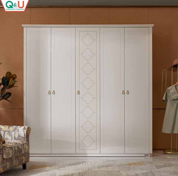 Q&U Furniture - Modern 5 Door Wardrobe - 801701