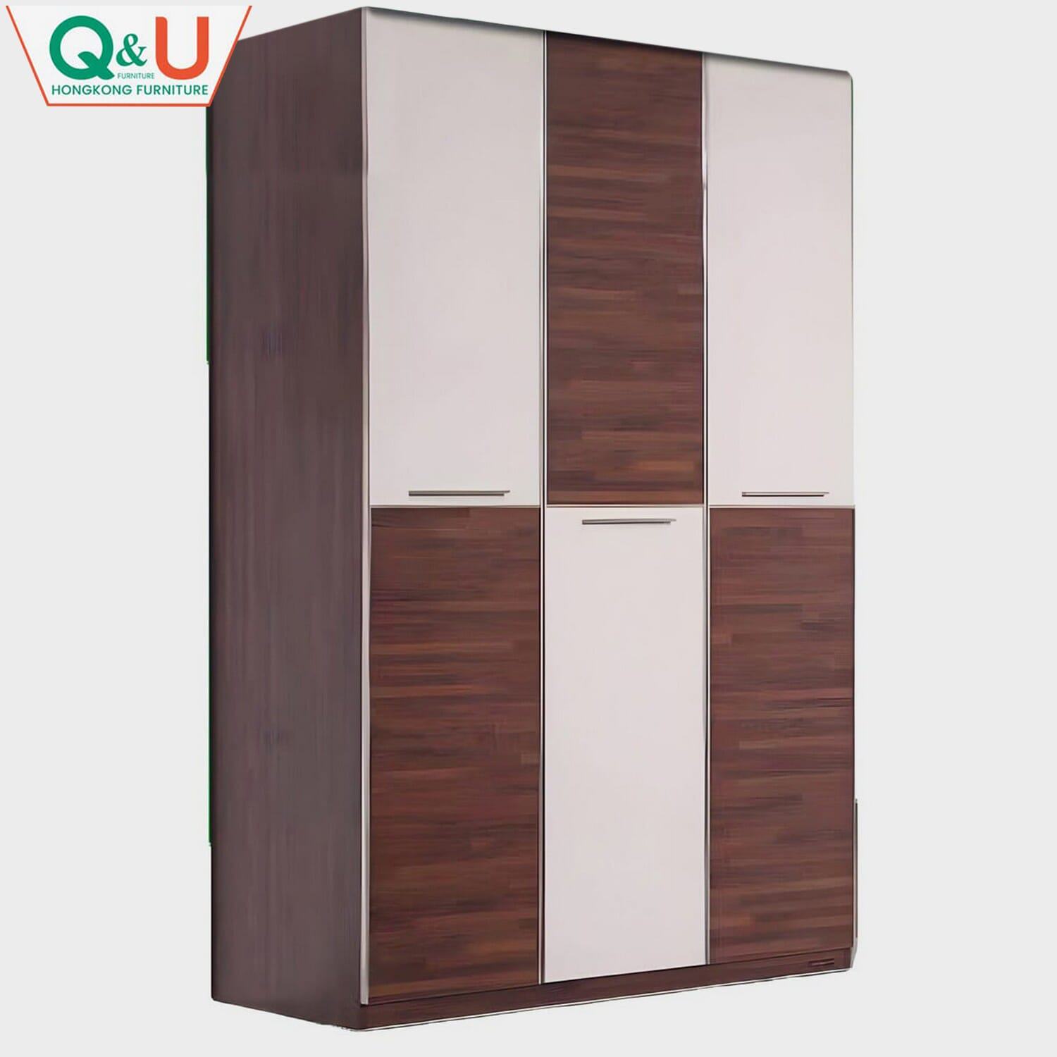 Q&U Furniture - Sketch The Time Design 3 Door Cabinet - 61816