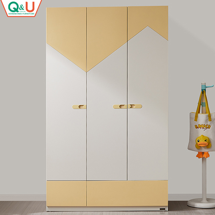 Q&U Furniture - Modern Design 3 Door Wardrobe - 860605