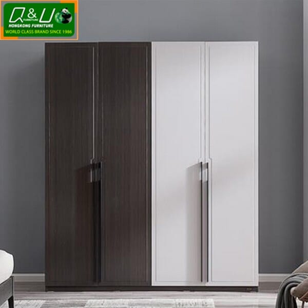 Q&U HongKong Furniture 10 Year Warranty 1 Year Guaranty German Quality Italian Design L= 6 feet H= 7 feet D= 24 inch 4 Door Wardrobe 802701