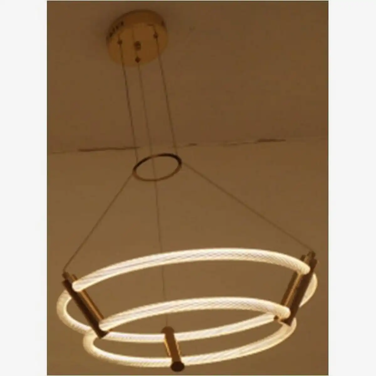 QuanU P-60003-2-65l - Led Pendant Light With Plating Copper Color