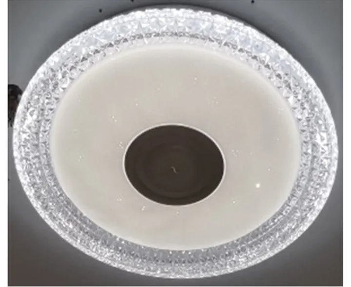 QuanU C-90019-rbm - Led Dimmable Rgb Ceiling Lamp Bluetooth Music Remote Control Mobile App To Control Light & Music